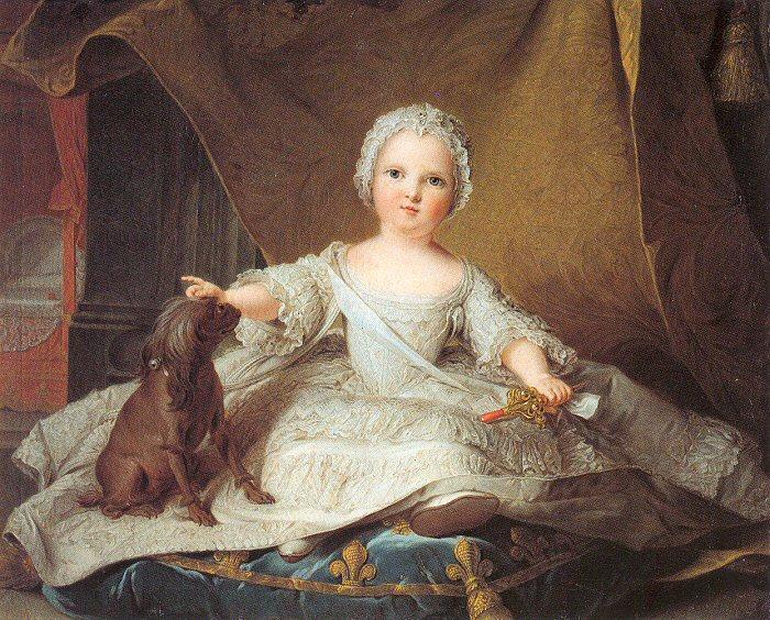 Jean Marc Nattier Marie Zephyrine of France as a Baby oil painting image
